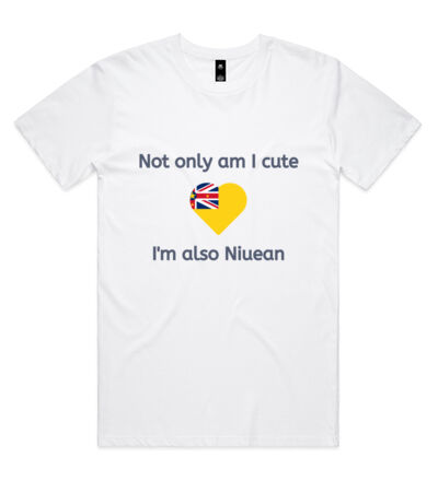 Cute and Niuean - Mens Staple T shirt Thumbnail