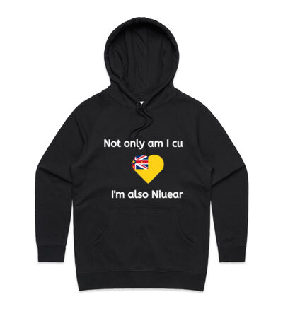 Cute and Niuean - Womens Supply Hood Thumbnail