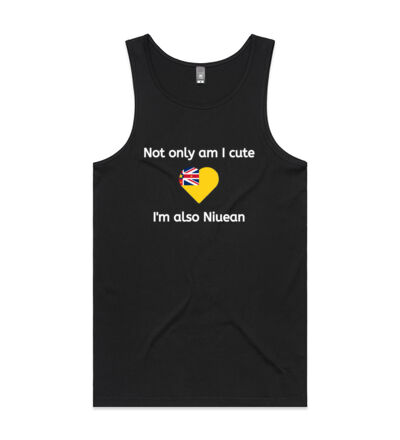 Cute and Niuean - Mens Lowdown Singlet Thumbnail