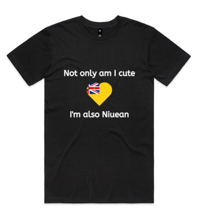 Cute and Niuean - Mens Staple T shirt Thumbnail