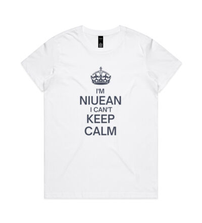 I'm Niuean I can't keep calm. - Womens Maple Tee Thumbnail