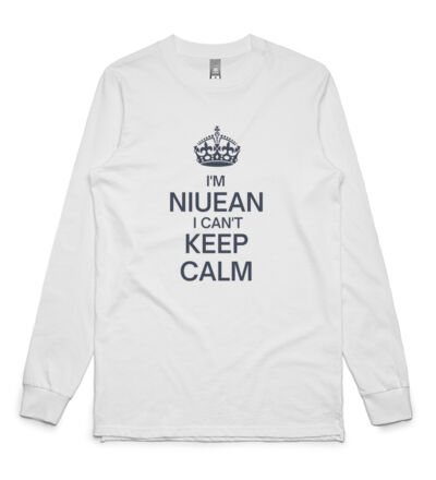 I'm Niuean I can't keep calm. - Mens Base Longsleeve Tee Thumbnail