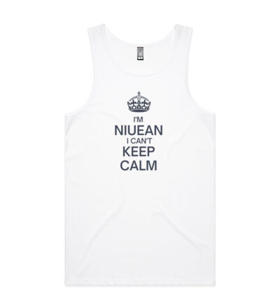 I'm Niuean I can't keep calm. - Mens Lowdown Singlet Thumbnail