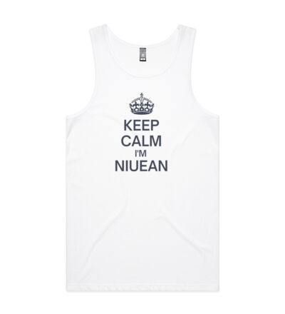 Keep calm I'm Niuean - Mens Lowdown Singlet Thumbnail