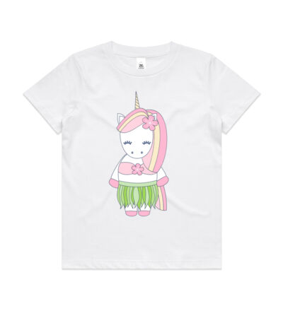 Hula Unicorn - Kids Youth T shirt Thumbnail