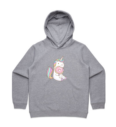Unicorn and Doughnut - Kids Supply Hoodie Thumbnail