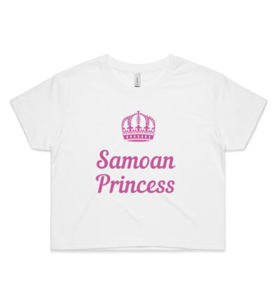 Samoan Princess - Womens Crop Tee Thumbnail