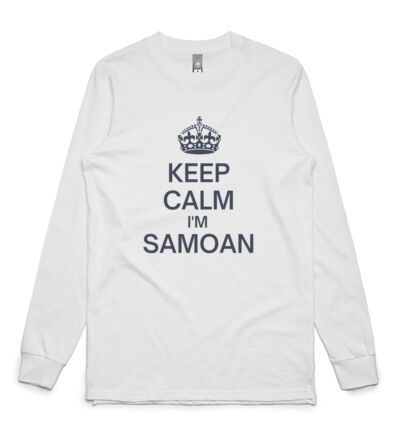 Keep Calm I'm Samoan - Mens Base Longsleeve Tee Thumbnail