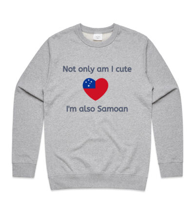 Cute and Samoan - Mens Premium Crew Thumbnail