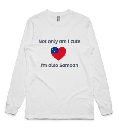 Cute and Samoan - Mens Base Longsleeve Tee Thumbnail