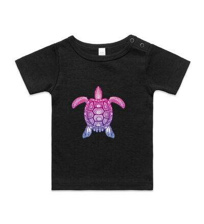 Purple Turtle - Kids Wee Tee Thumbnail