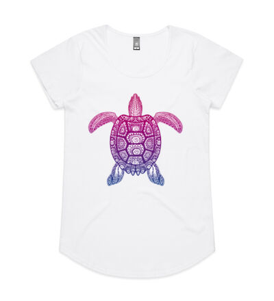 Purple Turtle - Womens Mali Tee Thumbnail