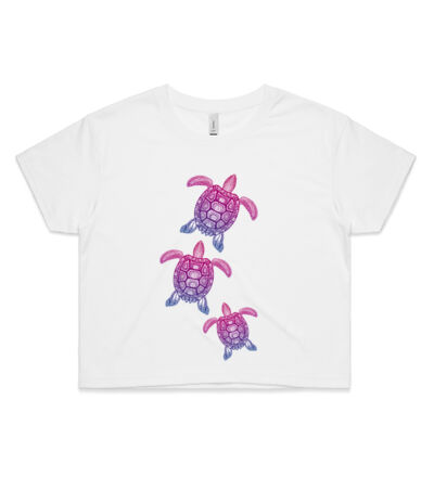 Purple turtle family - Mens Staple T shirt Thumbnail