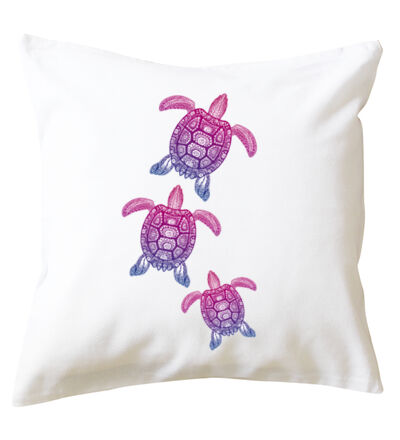 Purple turtle family - Mens Staple T shirt Thumbnail