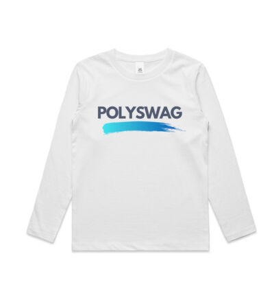 Polyswag Blue - Kids Longsleeve Tee Thumbnail