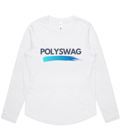Polyswag Blue - Womens Curve Longsleeve Tee Thumbnail