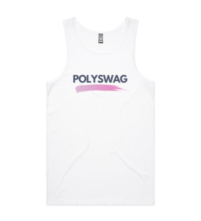 Polyswag Pink - Mens Lowdown Singlet Thumbnail