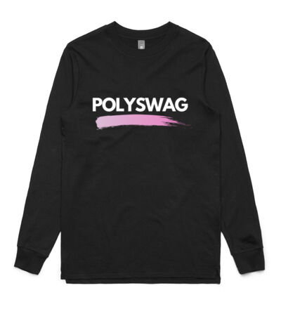 Polyswag Pink - Mens Base Longsleeve Tee Thumbnail