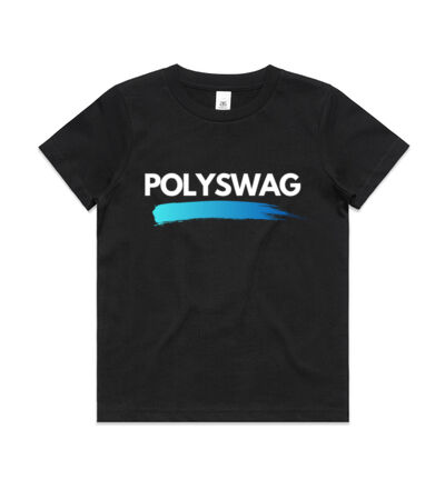 Polyswag Blue - Kids Youth T shirt Thumbnail
