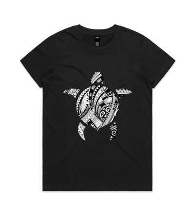 Polynesian Turtle - Womens Maple Tee Thumbnail