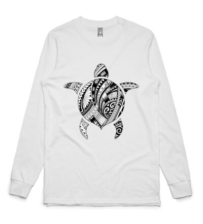 Polynesian Turtle - Mens Base Longsleeve Tee Thumbnail