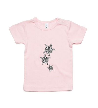 Polynesian Turtle Family - Kids Wee Tee Thumbnail