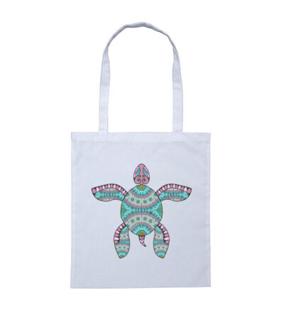 Turquoise Turtle - Tote Bag Thumbnail