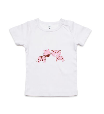 Zebra and Leopard - Kids Wee Tee Thumbnail