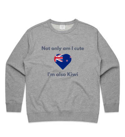 Cute and Kiwi - Womens Premium Crew Thumbnail