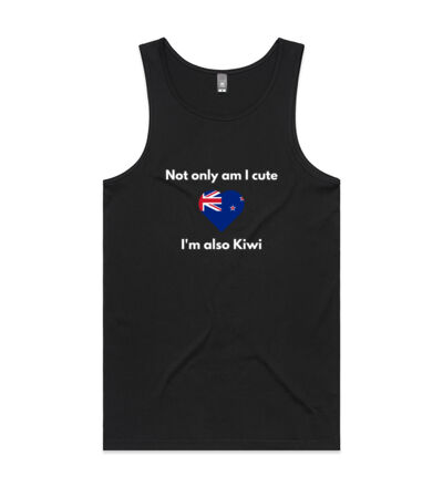 Cute and Kiwi - Mens Lowdown Singlet Thumbnail