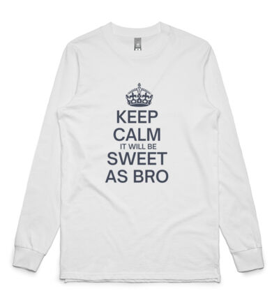 Keep Calm Sweet As - Mens Base Longsleeve Tee Thumbnail