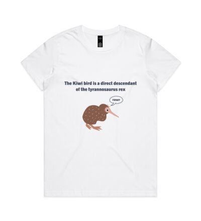 Kiwi Tyrannosarus Rex - Womens Maple Tee Thumbnail
