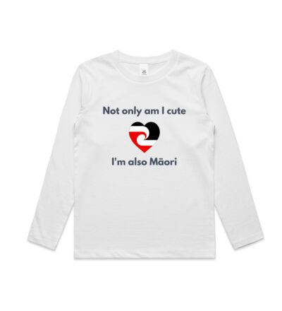 Cute and Maori - Kids Longsleeve Tee - Kids Longsleeve Tee Thumbnail