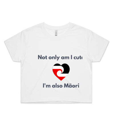 Cute and Maori - Womens Crop Tee - Womens Crop Tee Thumbnail