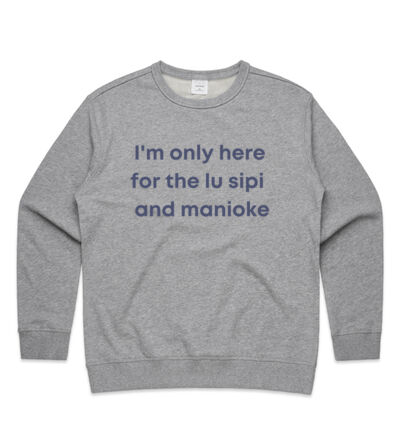 I'm only here for the lu sipi - Womens Premium Crew Thumbnail