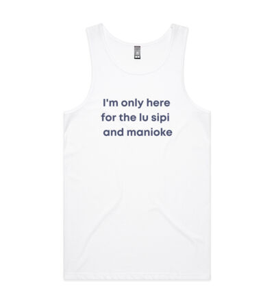 I'm only here for the lu sipi - Mens Lowdown Singlet Thumbnail