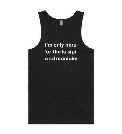 I'm only here for the lu sipi - Mens Lowdown Singlet Thumbnail
