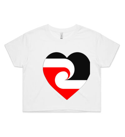 Maori Heart - Womens Crop Tee Thumbnail