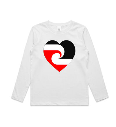 Maori Heart - Kids Longsleeve Tee Thumbnail