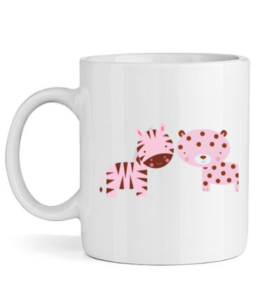 Zebra and Leopard - Mug Thumbnail