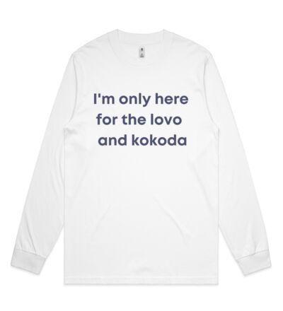 Only here for the lovo - Mens General Long Sleeve Tee Thumbnail