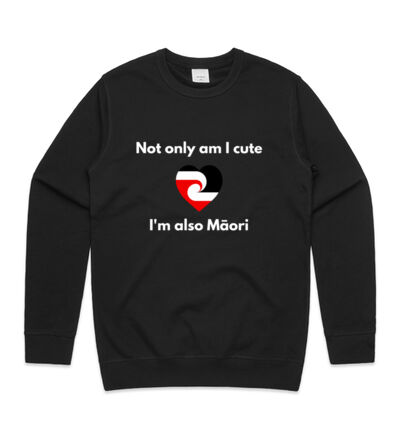 Cute and Maori - Mens Premium Crew Thumbnail