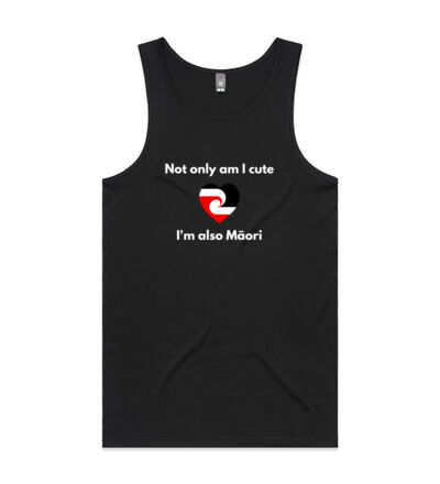 Cute and Maori - Mens Lowdown Singlet Thumbnail