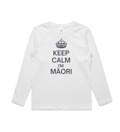 Calm and Maori - Kids Longsleeve Tee Thumbnail