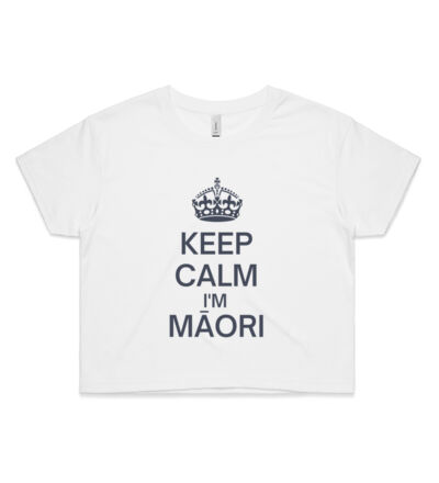 Calm and Maori - Womens Crop Tee Thumbnail