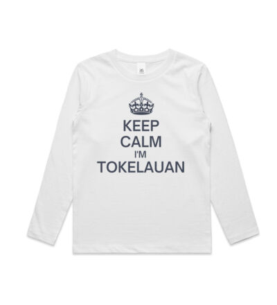 Keep calm I'm Tokelauan - Kids Longsleeve Tee Thumbnail