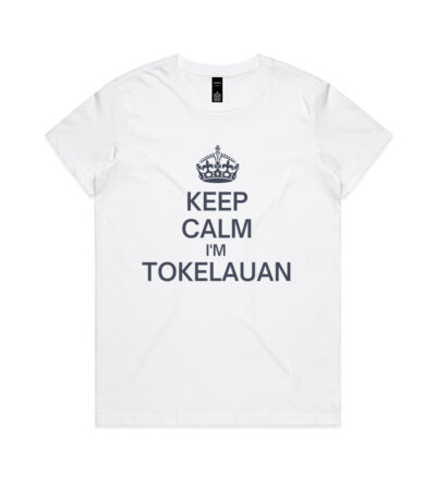 Keep calm I'm Tokelauan - Womens Maple Tee Thumbnail