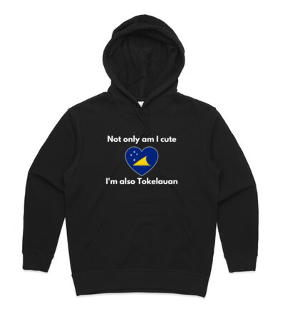 Cute and Tokelauan - Womens Premium Hood Thumbnail