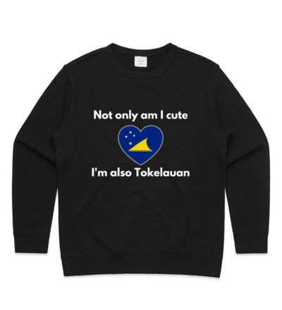Cute and Tokelauan - Womens Premium Crew Thumbnail
