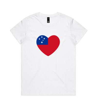 Samoan Heart - Womens Maple Tee Thumbnail
